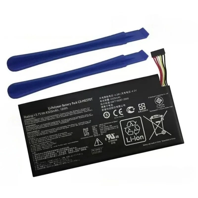 3.7V 4325mAh 16WH C11-ME370T / C11 ME370T Battery for Asus Google Nexus 7 for MeMo Pad ME172V+Tools