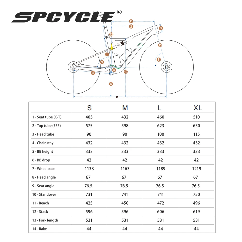 Spcycle 2025 New 29er Full Suspension Carbon MTB Frame Travel 120mm UDH Hanger BSA Super Light Dual Suspension Frame M868