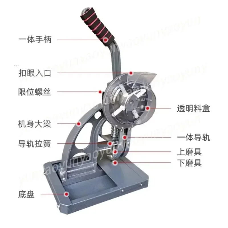 Semi-automatic Buckle Machine, Suitable for Advertising  Banners, Marking Fabrics, Punching and Pressing Ring Corns Equipment