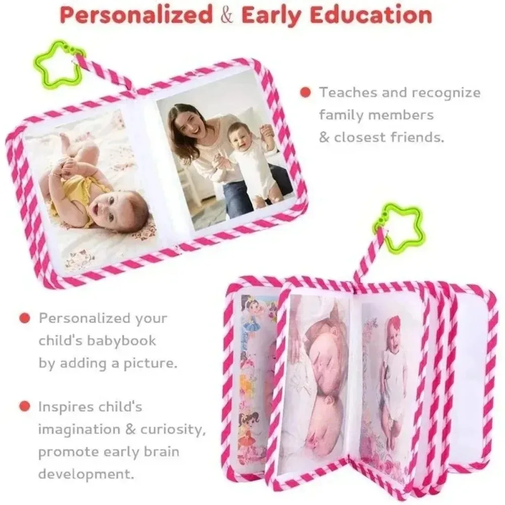 For Baby Photo Book Growth Album Babies Albums Shower Photography Album with Family Record First Year