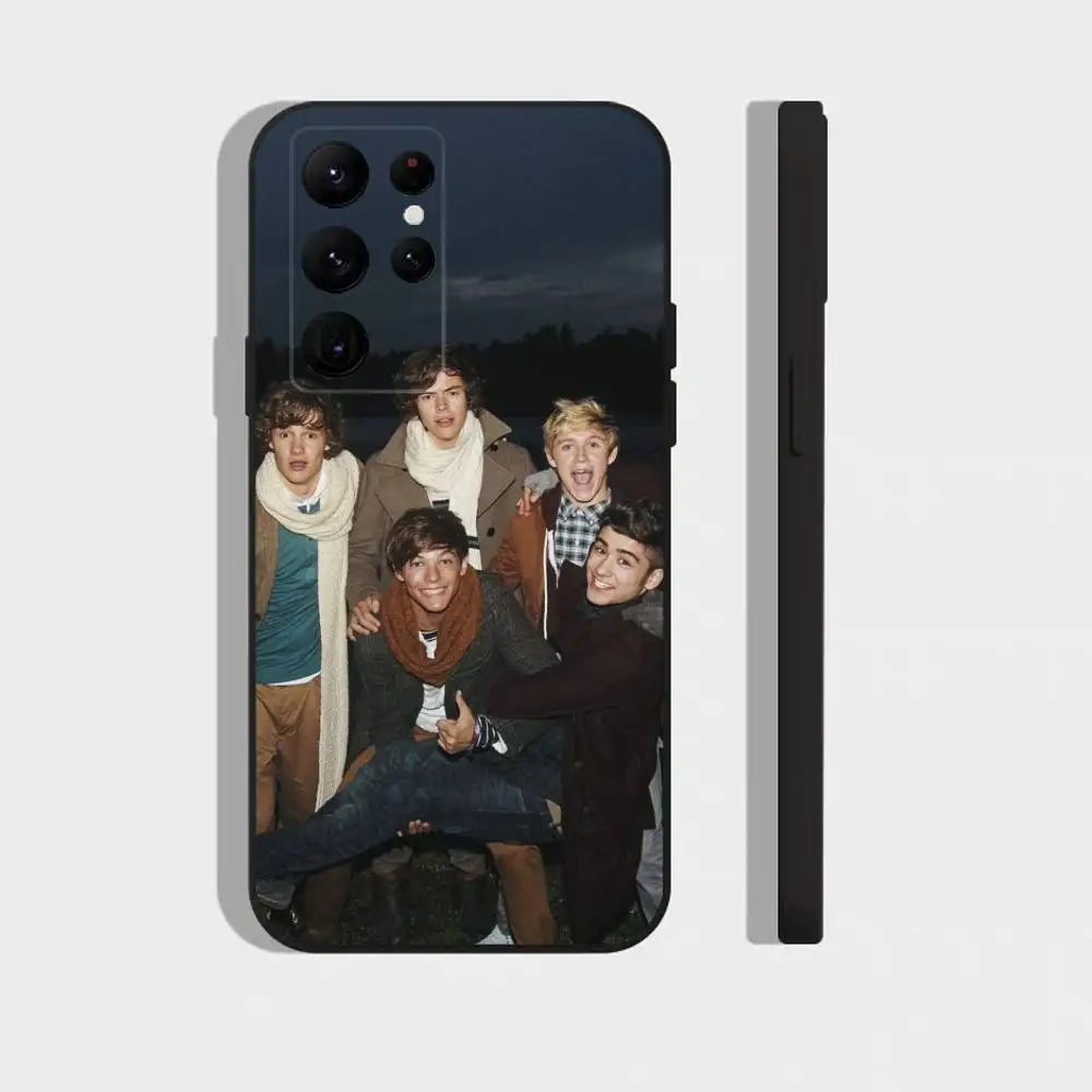 Eine D-Direction-ES-Band-Handyhülle für Samsung S25, S24, S21, S22, S23, S30, Ultra, S20, Plus, Fe, Note, 5G, schwarze Hülle