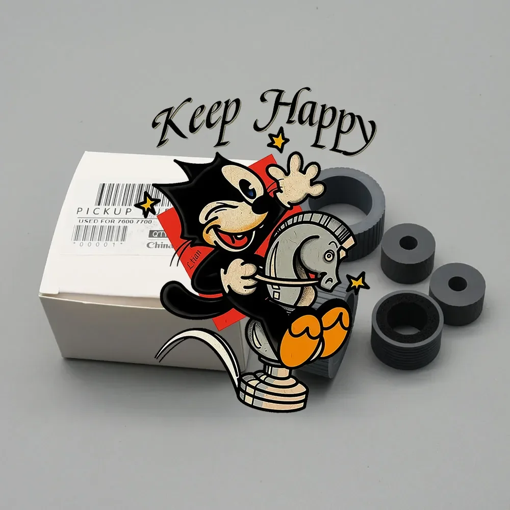 5SETS PA03740-K010 PA03740-K011 Brake Pick Roller Tire for Fujitsu fi-7600 fi-7700 fi-7700S / fi7600 fi7700 fi7700S