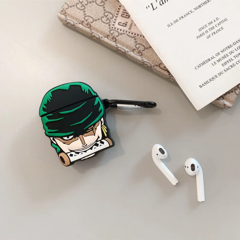 One Piece Zoro Silicone Earphone Case for Airpods 1 2 3 Pro Wireless Bluetooth Headphone Case Birthday Gifts view 5