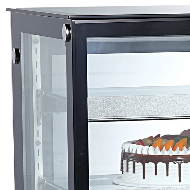 Refrigerated Cake Display Fridge Cooling Display Fridge for Cakes Tempered Glass  Fan Cooling CE GS ETL Approved