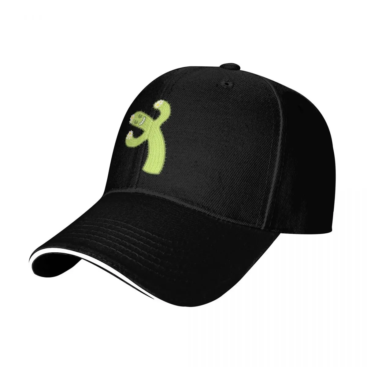 Cute Hand Drawn Cactus Baseball Cap Moisture Wicking Quick Dry Curved Brim Classic Fit Low Profile Unstructured
