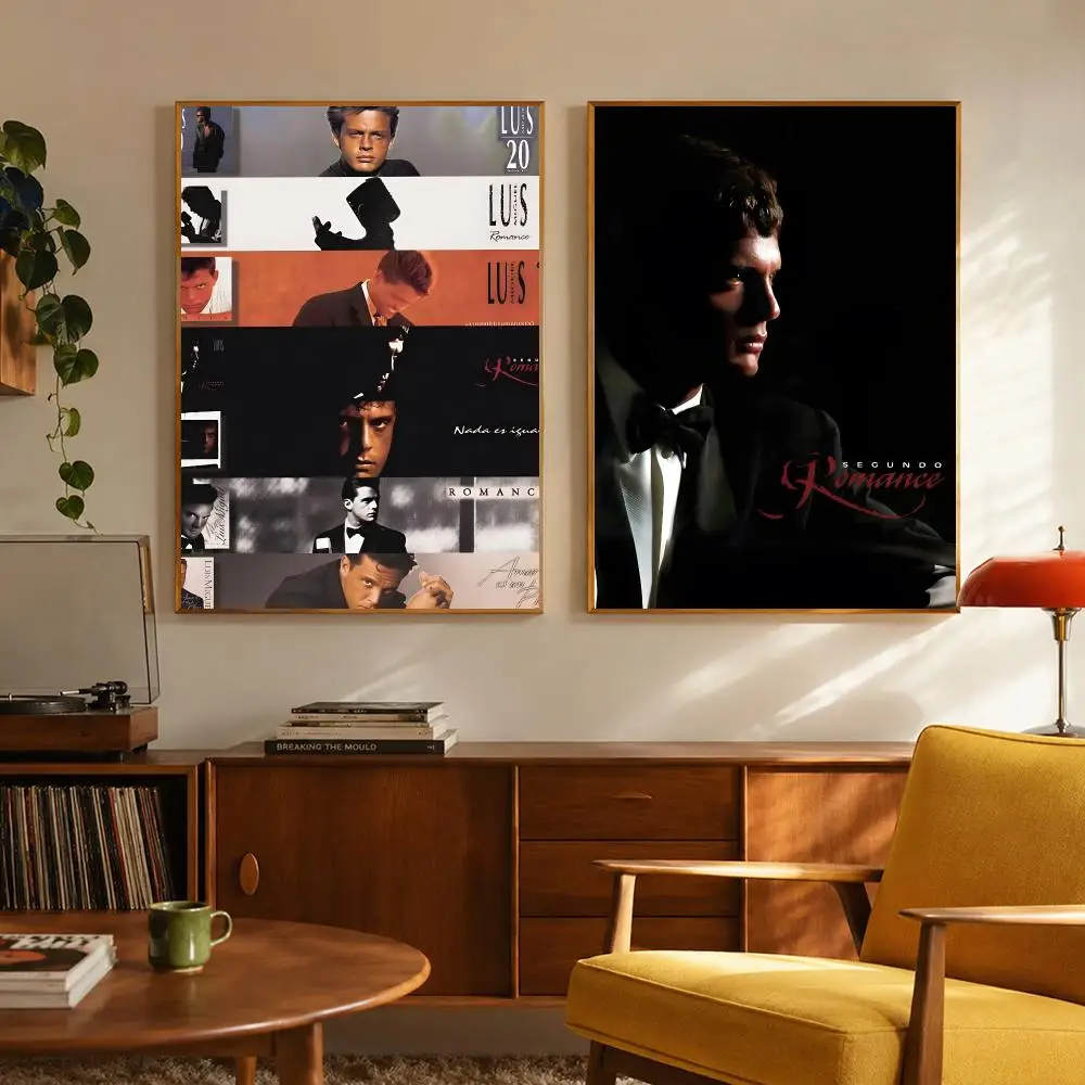 Pop Singer Luis Miguel El Sol De Mexico Poster Digital Solvent Print Waterproof PP Fade-Resistant Wall Art Room Decor Gift