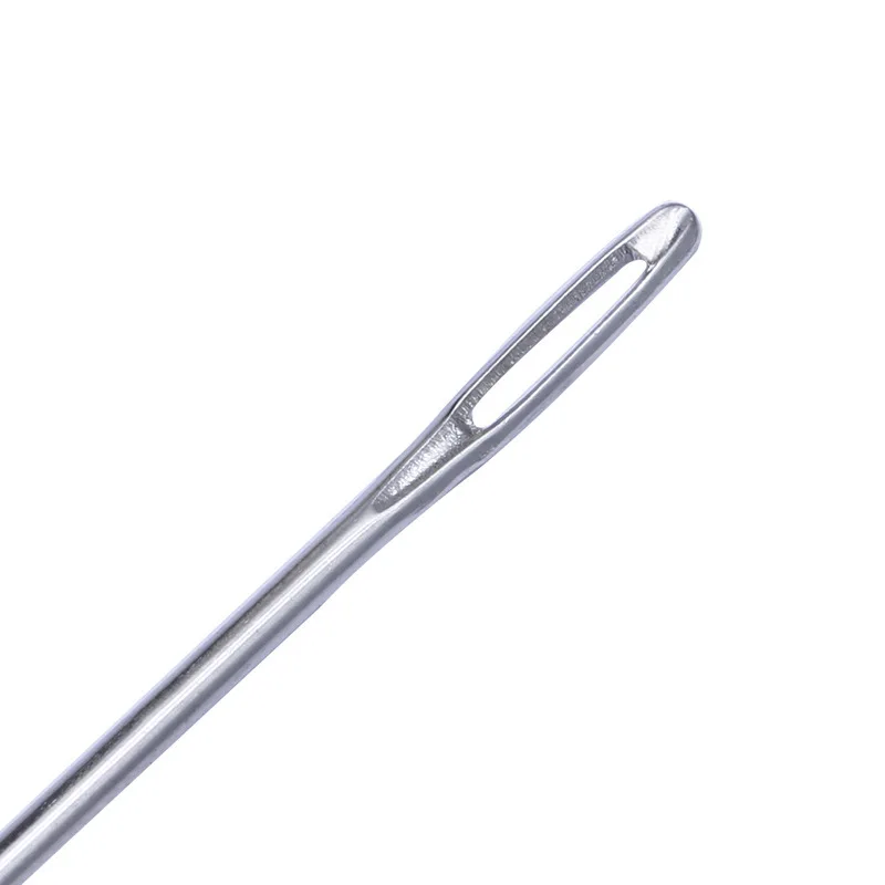 50Pcs 16*5.3-6-7mm Blunt End Needles DIY Hand Sewing Needles Useful For Stitching Leather Large Eyes Needle Sewing Tools