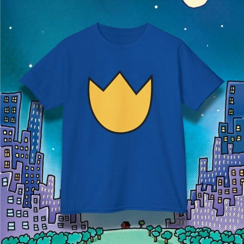 Dogman Uniform Badge Kids Youth 100 Cotton Breathable Soft Short Sleeve T-Shirt Girls and Boys Cute and Funny Graphic T Shirts