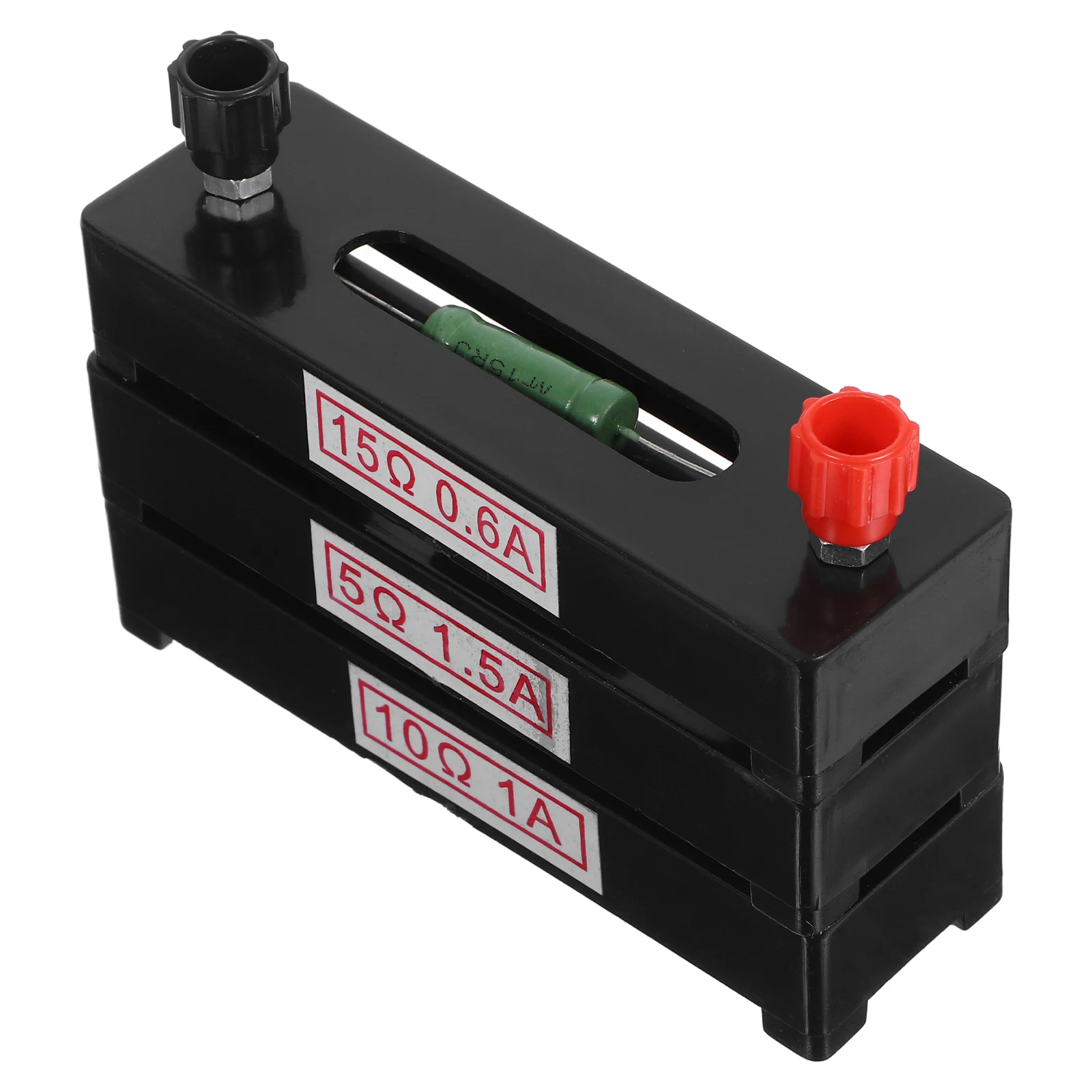 

1 set Fixed Resistor 5Ω10Ω15Ω Black Physics Circuit Experiment Teaching Aids Kids Toy Physics Laboratory Equipment Electric