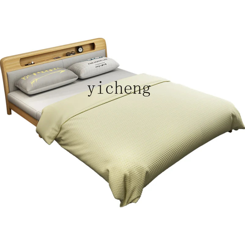 

ZK Solid Wood Sofa Bed Dual-Use Living Room Small Apartment Multi-Functional Foldable Broaching Machine