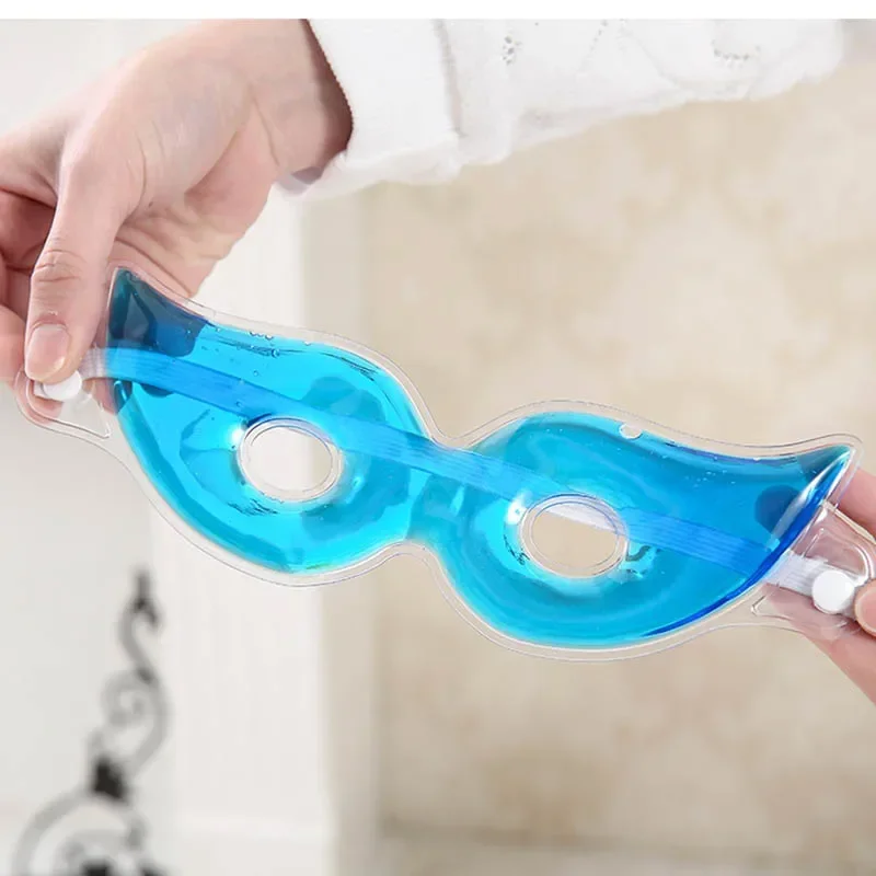 Ice Gel Eye Mask Reuseable Face Mask Cooling Eyes Care Relaxation Relieve Fatigue Cold Relieve Facial Edema Beauty Skin Care