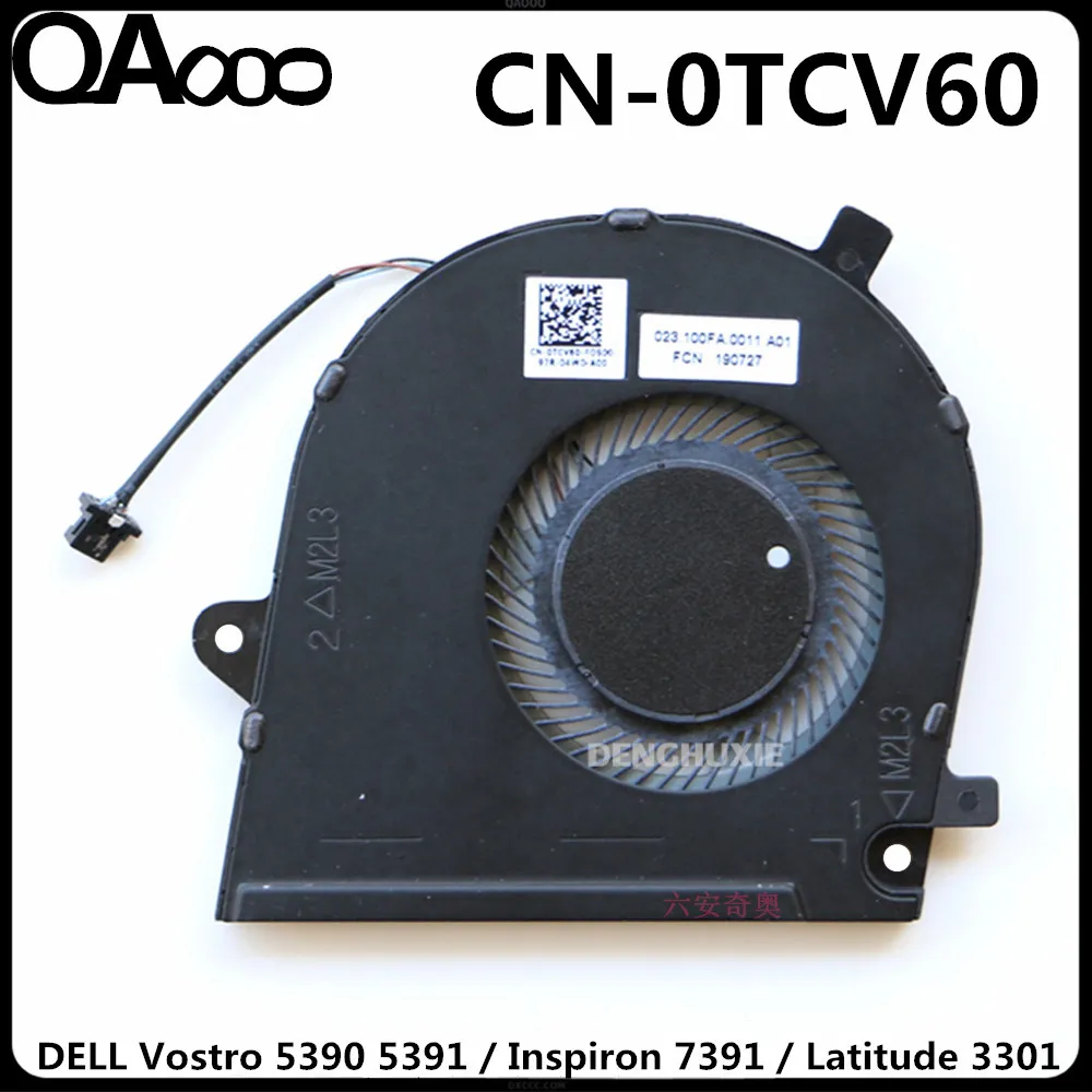 CN-0TCV60 023.100fa. 0011 para dell vostro 5390 5391/inspiron 7391/latitude 3301 cpu ventilador de refrigeração