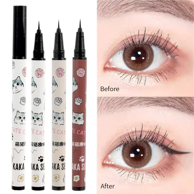 Waterproof Smooth Liquid Eyeliner Ultra-thin Matte Lasting Quickily Drying Eyeliner Lower Eyelash Pencil Eyes Makeup Cosmetics