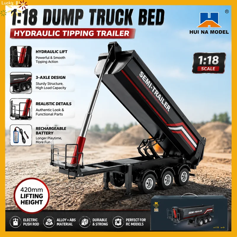 Huina 1/18 1509 RC semi-kipper - Hobby Rc Van recensie en prijs