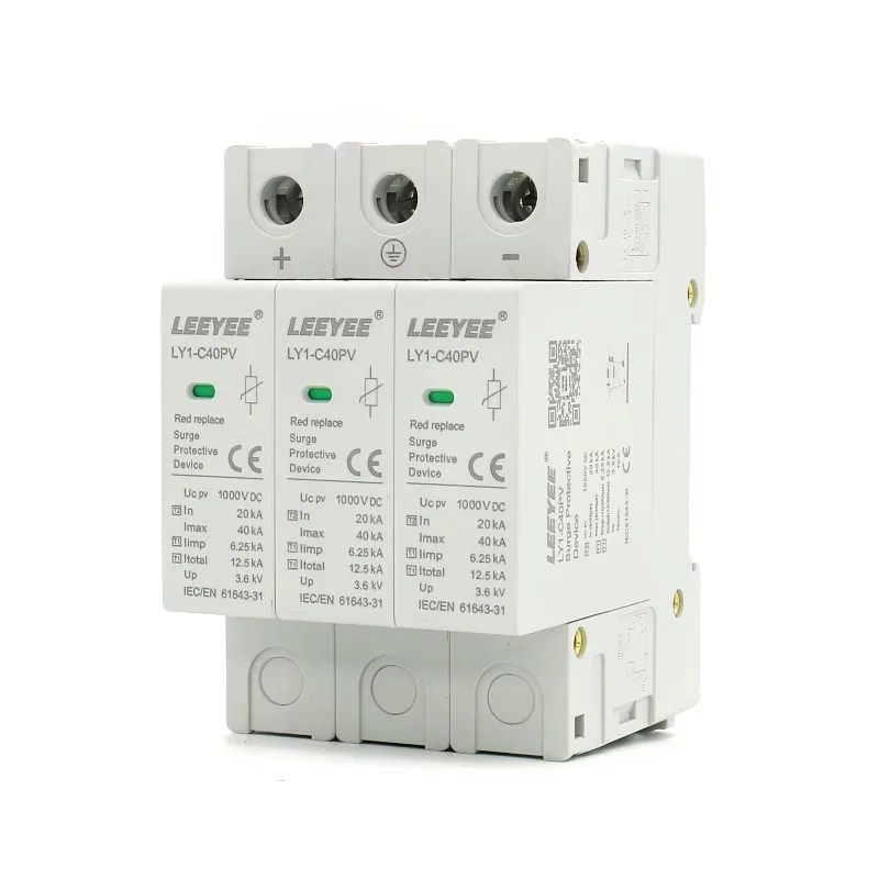 Type 2 3P 40kA 1000V Dc spd Solar Surge Protective Device