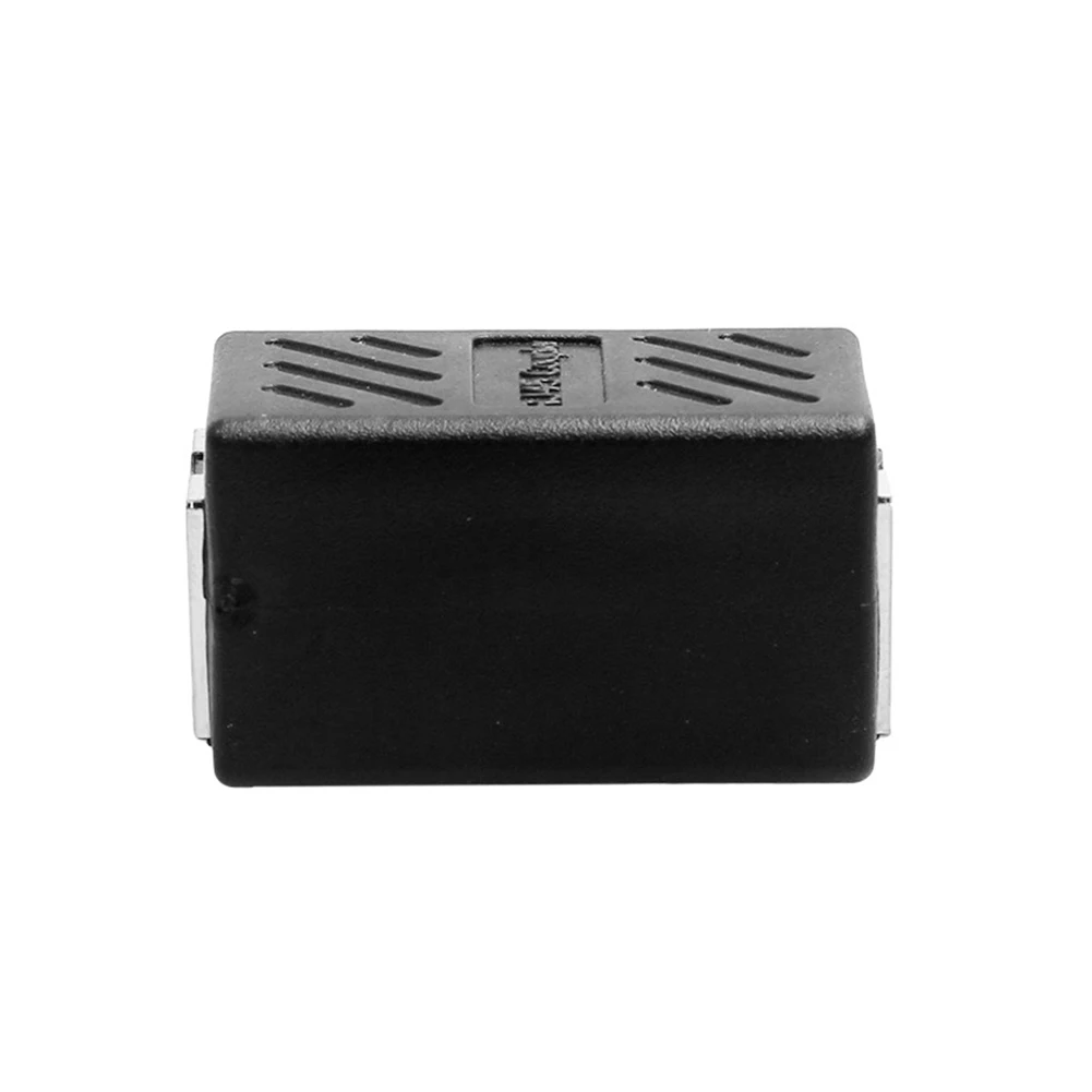 RJ45 Extender 1000Mbps Cat7 Cat6 Cat5e Ethernet Cable Extension Adapter LAN Connector In Line Coupler Female To Female Black