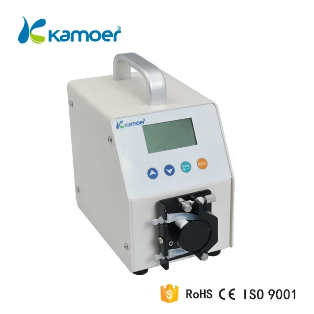 Kamoer LLS Plus 100 to 220 volt automatic liquid laboratory peristaltic acid dosing media pump dispenser