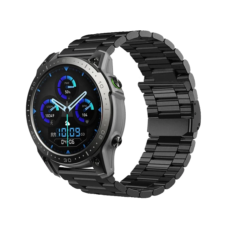 22mm stainless steel Loop Strap For Zeblaze GTS 3 Pro/Plus Wristband For Zeblaze Vibe 7 Pro/Stratos 2 3 Btalk 2 Lite Ares 3 Pro