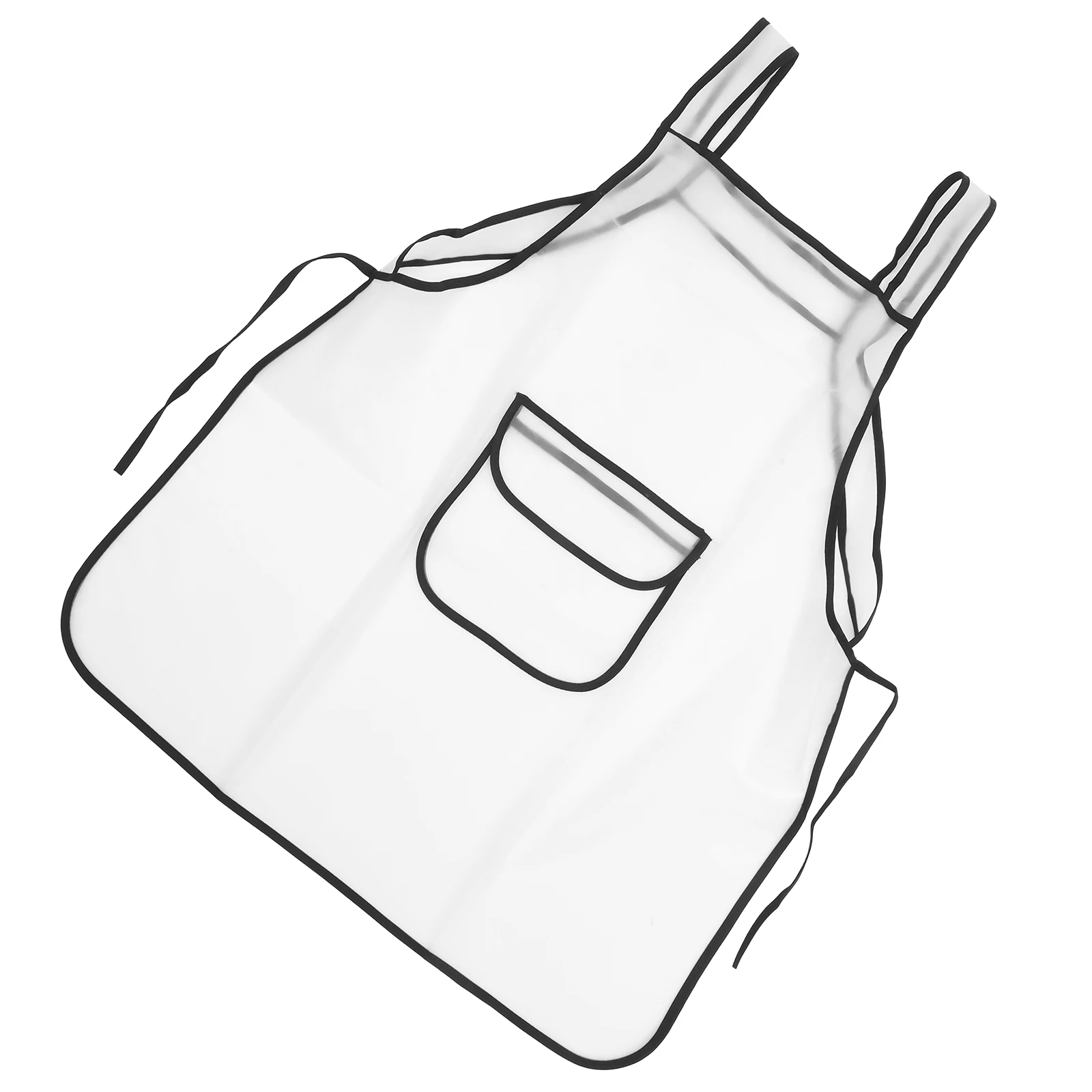 

Oil proof TPU Apron Reusable Stain resistant Cooking Baking Cleaning Home Coffee Shop Hotel Bar Restaurant White
