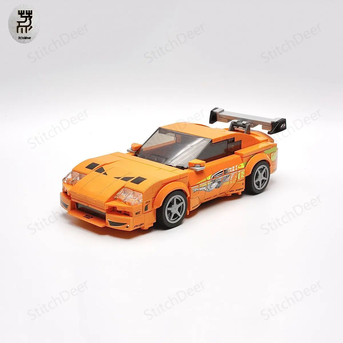 379PCS MOC MK4 Speed Champions Supercar Racing Fast Passion Building Blocks DIY Toy Brick Children's Birthday Holiday Gifts A80