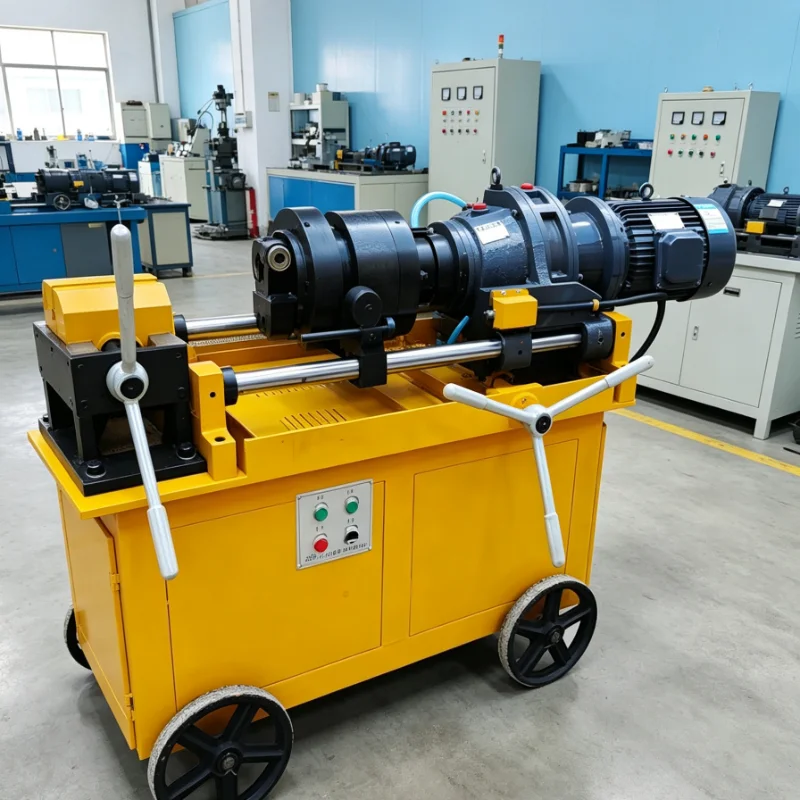 Customized Rebar Thread Rolling Machine, Automatic Steel Bar Threading Equipment for Construction Rebar Connection