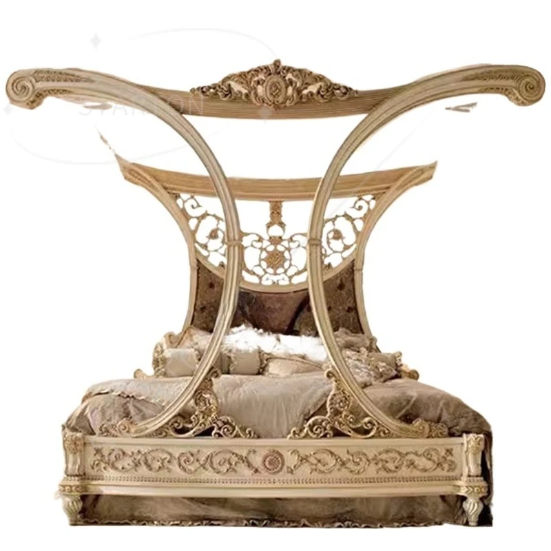 Clear Comfortable Modern Aesthetic Luxury Bed Space Saving Cama Entrance Hall Furniture