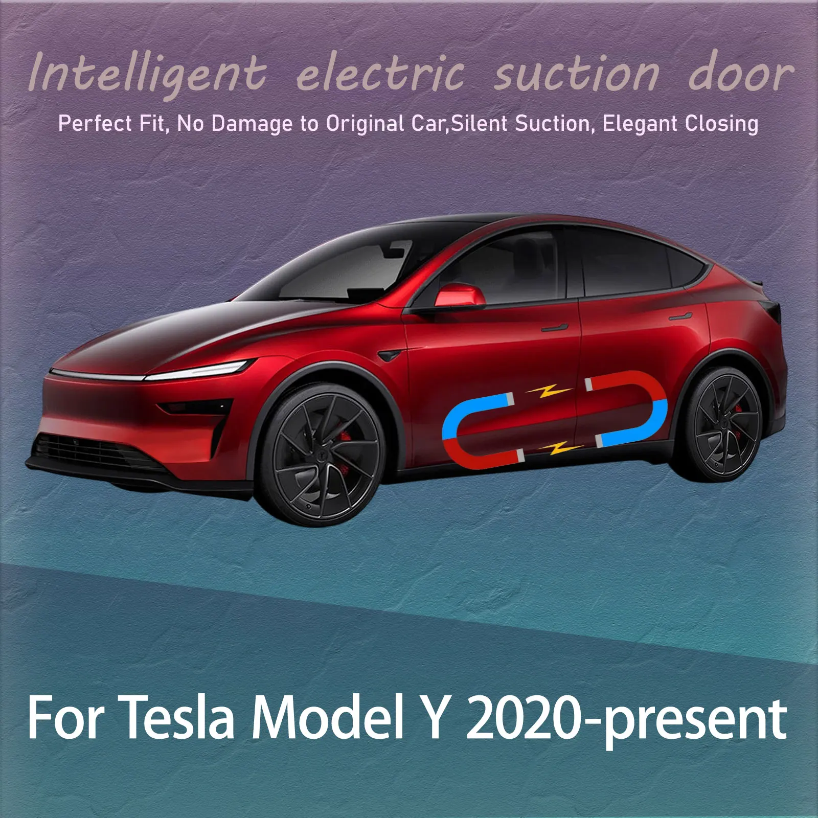 

Electric Soft Close Door Kit For Tesla Model Y 2020-Now Auto Silent Anti-Slam Suction Door System Automatic Quiet Closing Latch