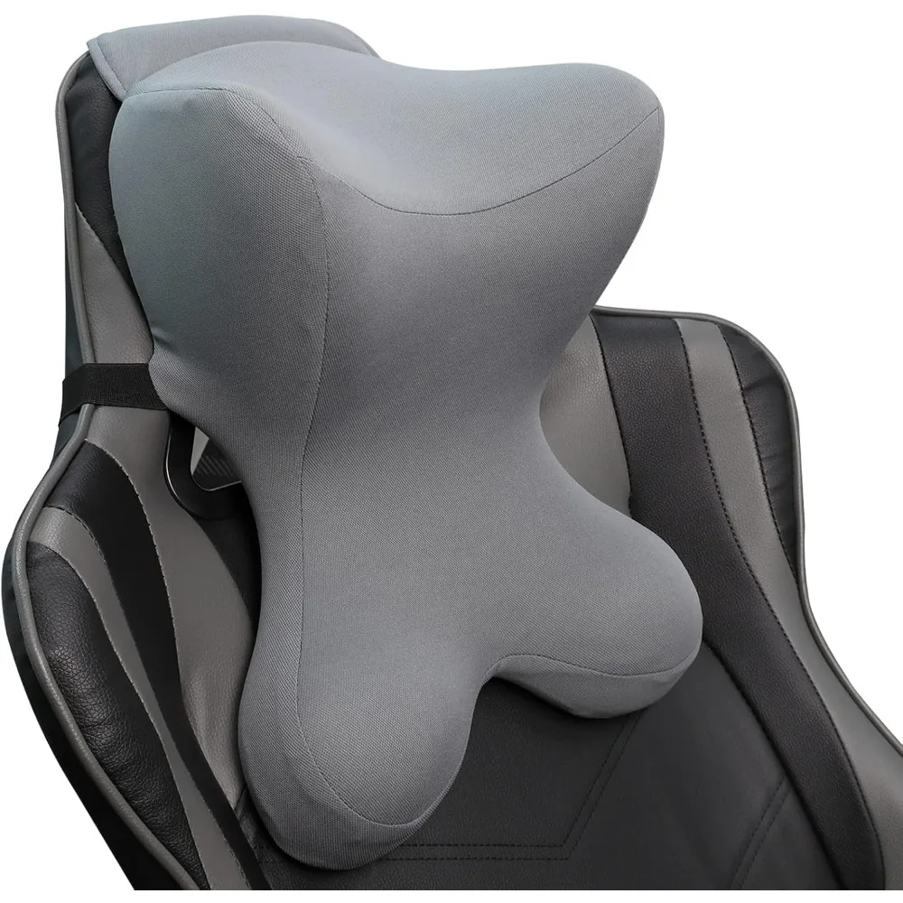 

Car Neck Pillow for Driving Seat Car headrest Pillow/Gaming Chair Pillow with Adjustable Strap Removable Cover Ergonomic Design