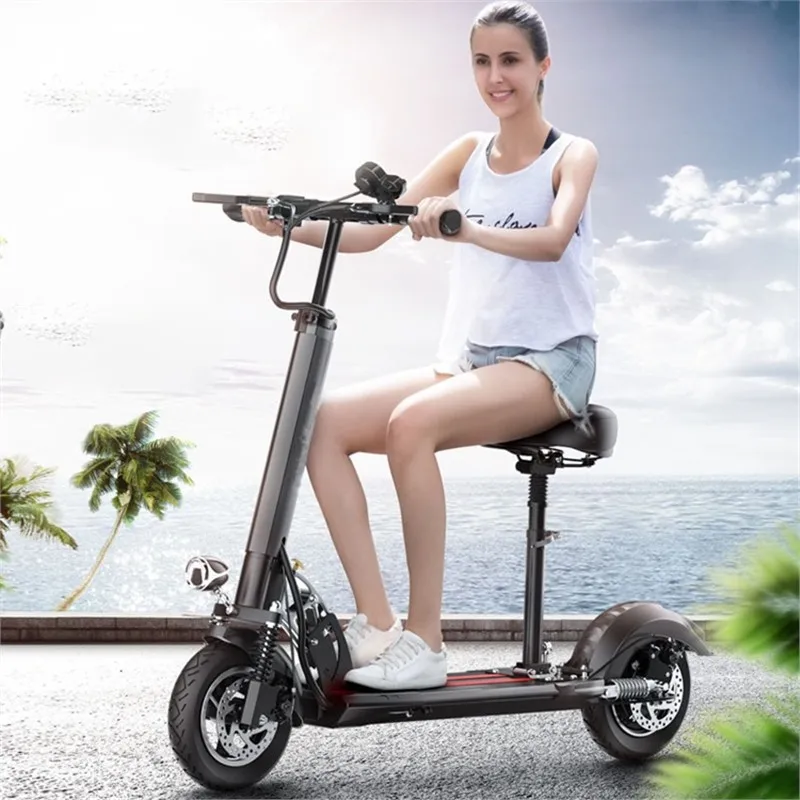 

10-Inch electric scooter folding electric vehicle mini battery car price foldable bicycle small scooter