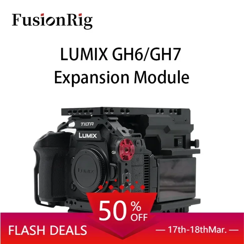 FusionRig For Panasonic Lumix Gh6/Gh7 Camera Cage Expansion Module cineback