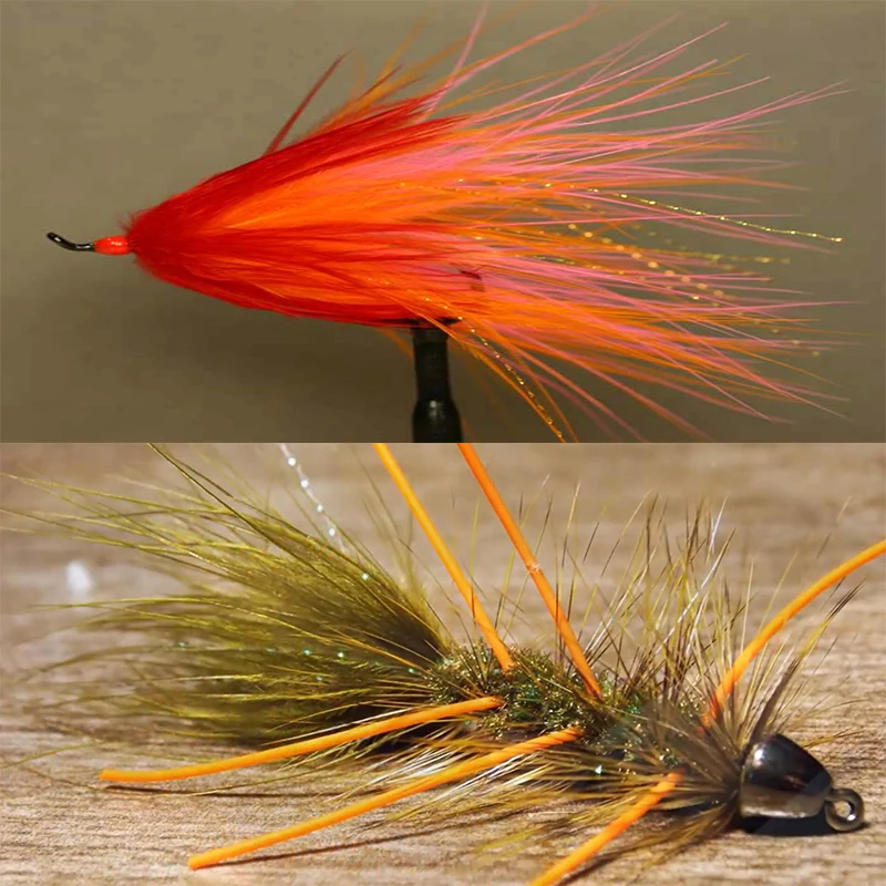 Royal Sissi Plumas de Marabú Teñidas Profesional para Atar Moscas - imagen 5