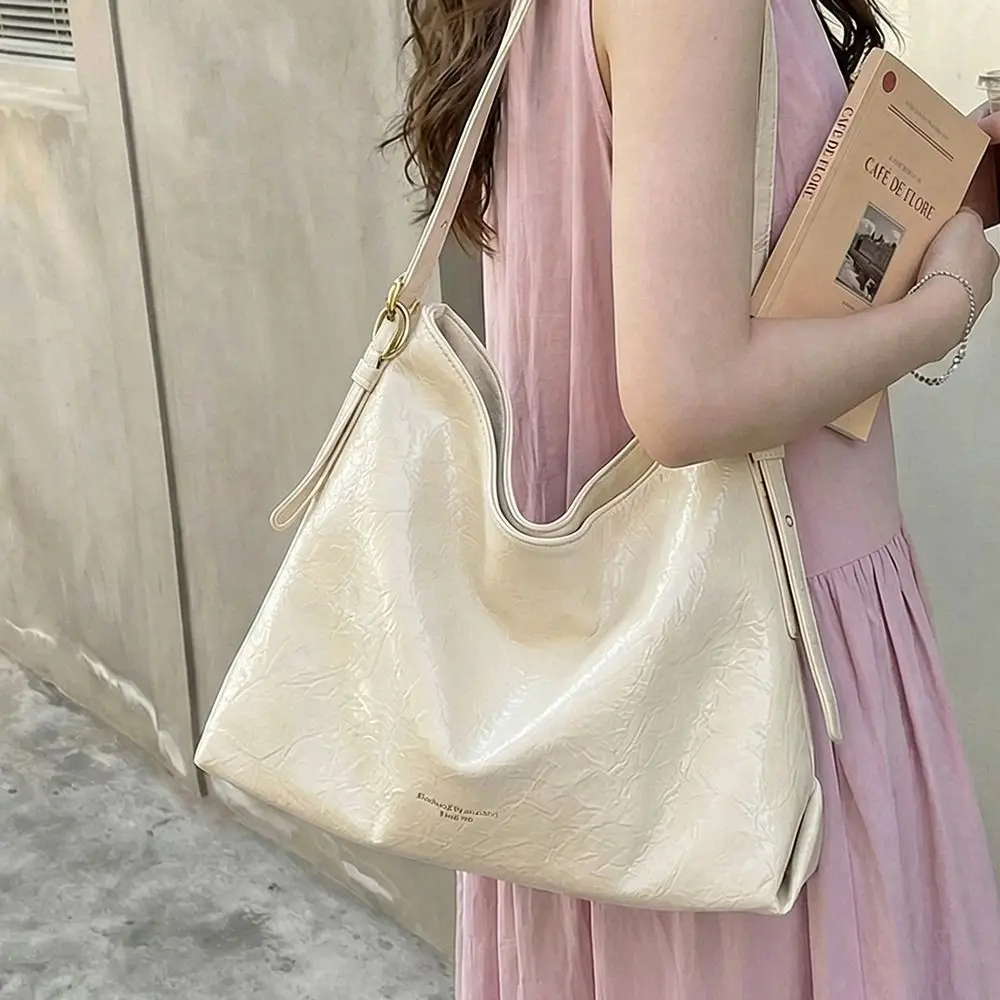 New Pastel Colors Shoulder Bag Large Capacity Simple Style Crossbody Bag Elegant Design Fashionable Underarm Bag Daily Use