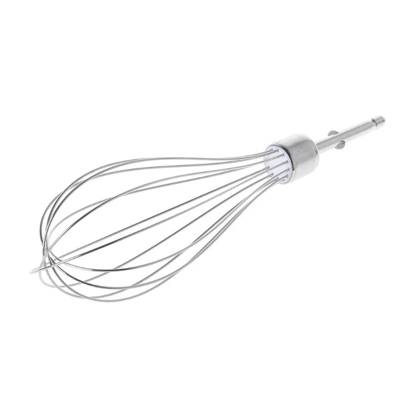 1pc Stainless Steel Egg Beater 12 Wire Eggs Frother Handmade Dessert Supplies for Blending Whisking Beating Stirring