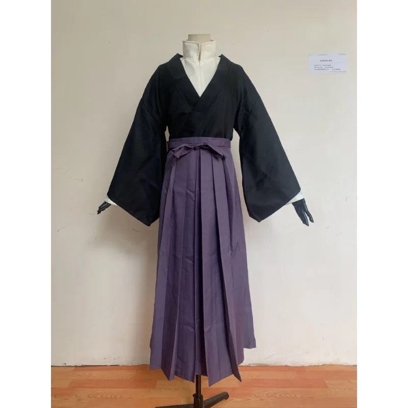 Anime Toilet-Bound Cosplay Costume Hanako-kun Hakama Pant Kendo Kossume Cosplay Tsukasa Yugi Samurai Kimono Set Men Women Outfit