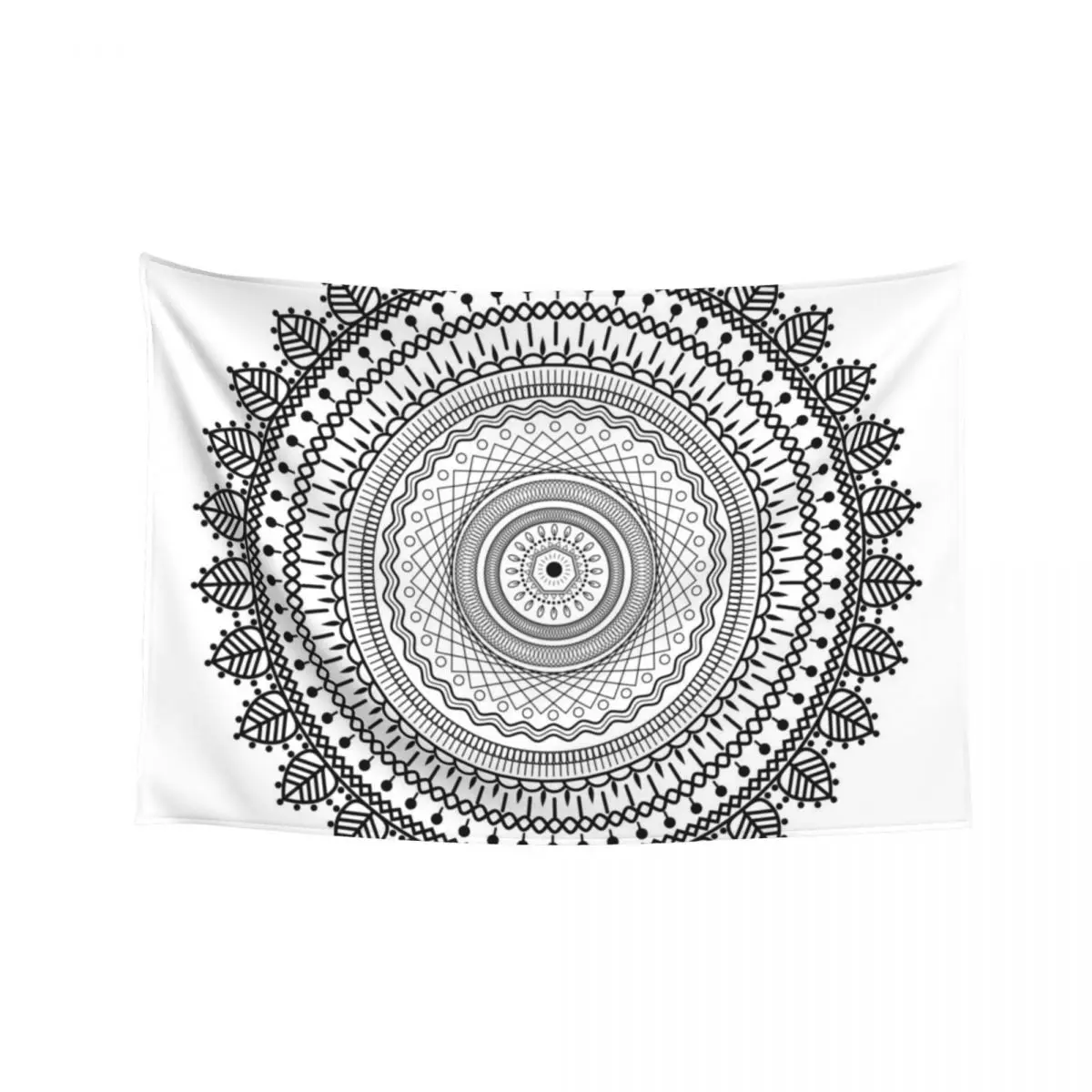 

Black Mandala Tapestry Bedroom Organization And Decoration Wallpaper Bedroom On The Wall Tapestry