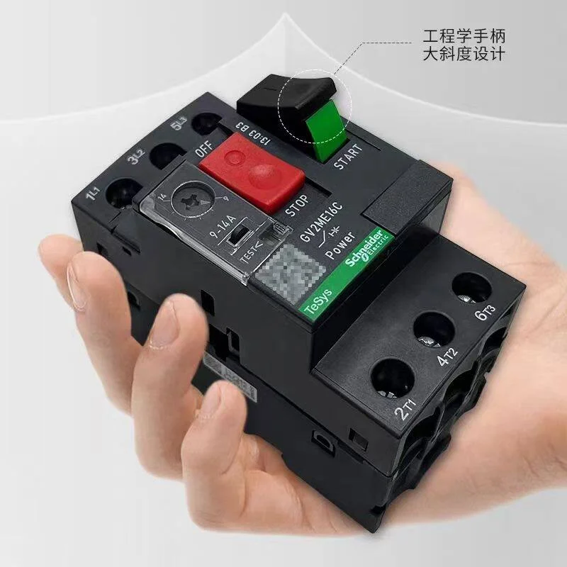 Schneider GV2ME Motor Circuit Breaker Switch Button Various Sizes Available GV2ME01C/02C/03C.../32C for Electrical Systems