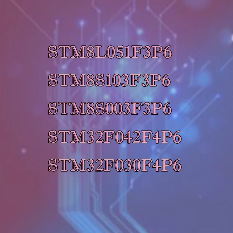 

STM8S003F3P6 STM8S103F3P6 STM8L051F3P6 STM32F030F4P6 STM32F042F4P6 Plastic Casing