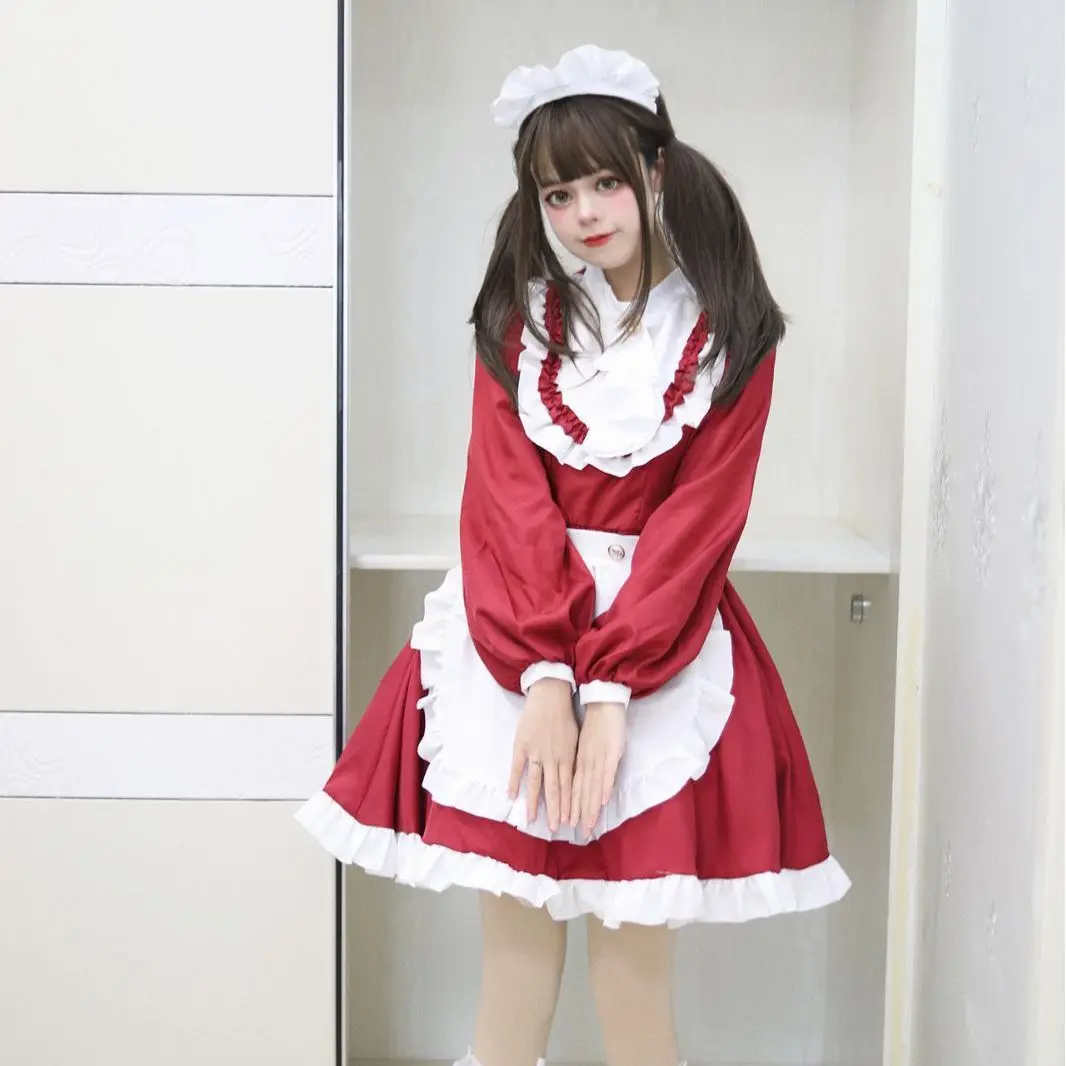 Roupa de empregada original de luxo Briti Long Sve Performance Costume Cosplay Ele Lady Servant Attire Stage Performance War...