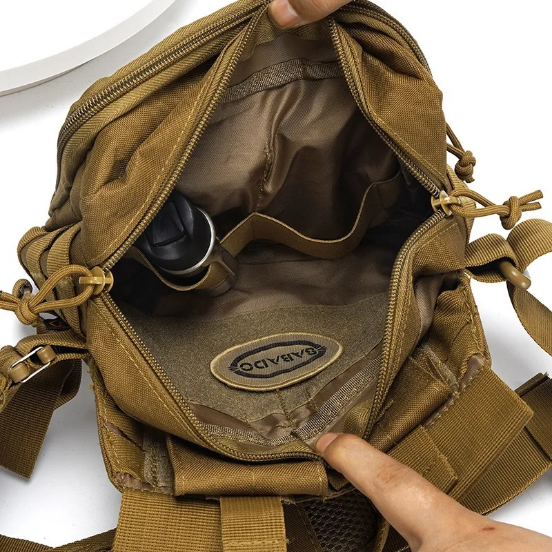 

Tactical Fishing Waist Pack - Waterproof Crossbody Bag for Running, Cycling & Camping (Multipurpose)