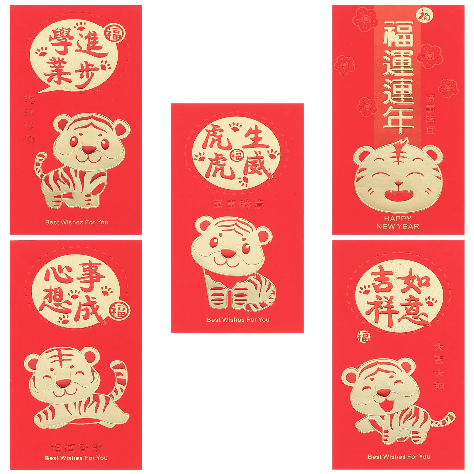 

30pcs New Year Envelopes Lucky Money Packets Wedding Festival Supplies Creative Chinese Style Gift Red Pockets Small