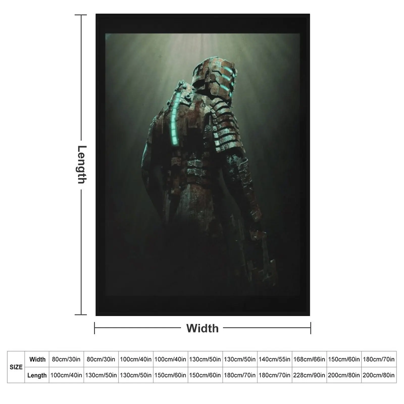 Isaac Clarke - Isolation Throw Blanket Thermals For Travel Cute Plaid Bed covers Nap Blankets