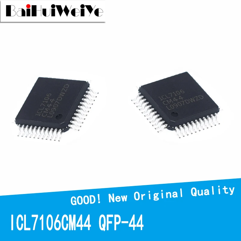 1PCS ICL7107CM44 ICL7106CM44 ICL7136CM44 ICL7106 QFP-44 SMD New Good Quality LCD/LED Display Driver Chip