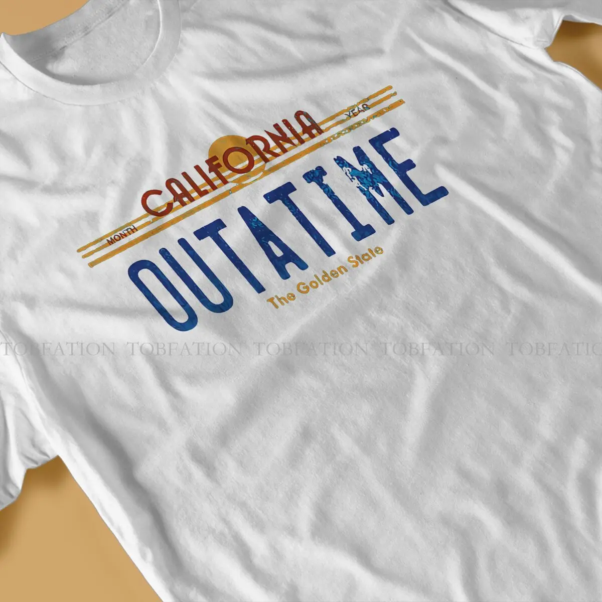 Outatime Unique TShirt Back to the Future Film 100% Cotton New Design Graphic  T Shirt Short Sleeve Ofertas