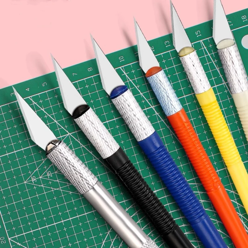 

Профессиональный гравировальный инструмент с лезвиями, ремесленный нож из алюминиевого сплава для резьбы по глине, изготовление моделей, прецизионная скульптура своими руками