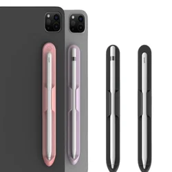Pencil Holder for Apple Pencil Pro Or 1 Or 2 Gen and Samsung Galaxy Tab S6 Lite S7 FE S8 S9 S10 Tablet Stylus Pen Slot Silicone