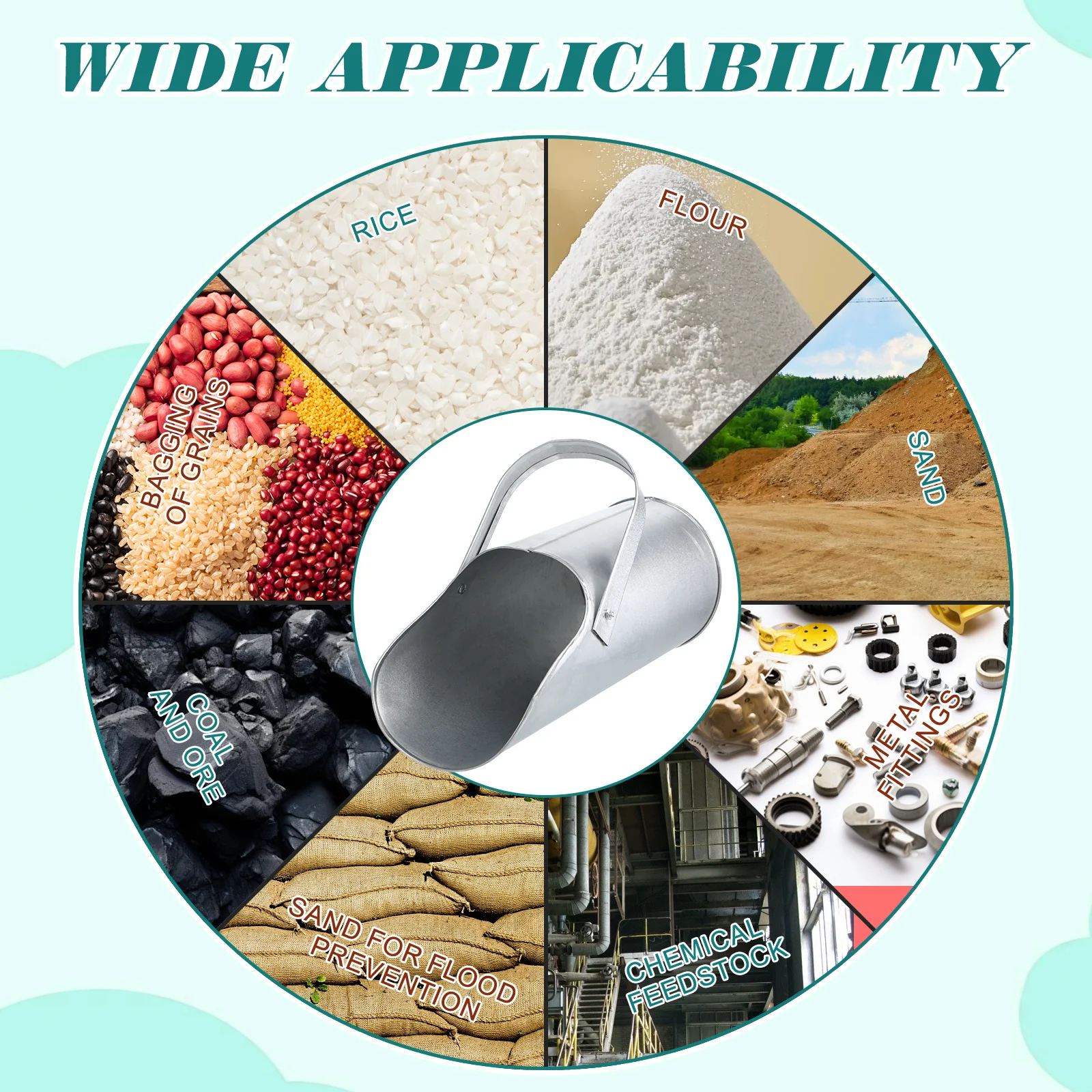 أداة تعبئة الخرسانة حشو الرمل المعدني مع مقبض محمول لموقع البناء توريد معدات صب شديدة التحمل لـ