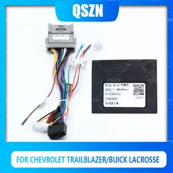 QSZN per Chevrolet TrailBlazer 2008 /BUICK Lacrosse 2006 2007 20008 2009 Canbus Box GM02 cavo di alimentazione del cablaggio dell'autoradio