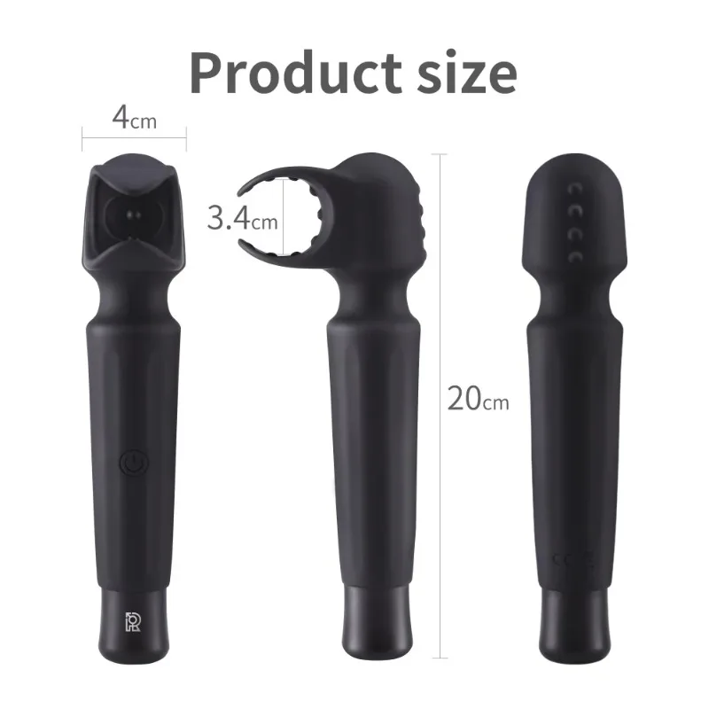 الهزاز القوي 5 تردد عصا للنساء AV عصا الإناث البظر G بقعة الجسم مدلك الكبار هزاز الجنس لعب للمرأة #3