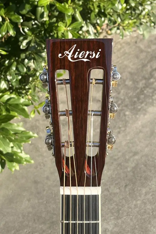 All Solid Parlor Style Acoustic Guitar Luthier-Made Vintage Acoustic With Solid Sitka Spruce Exclusive view 6