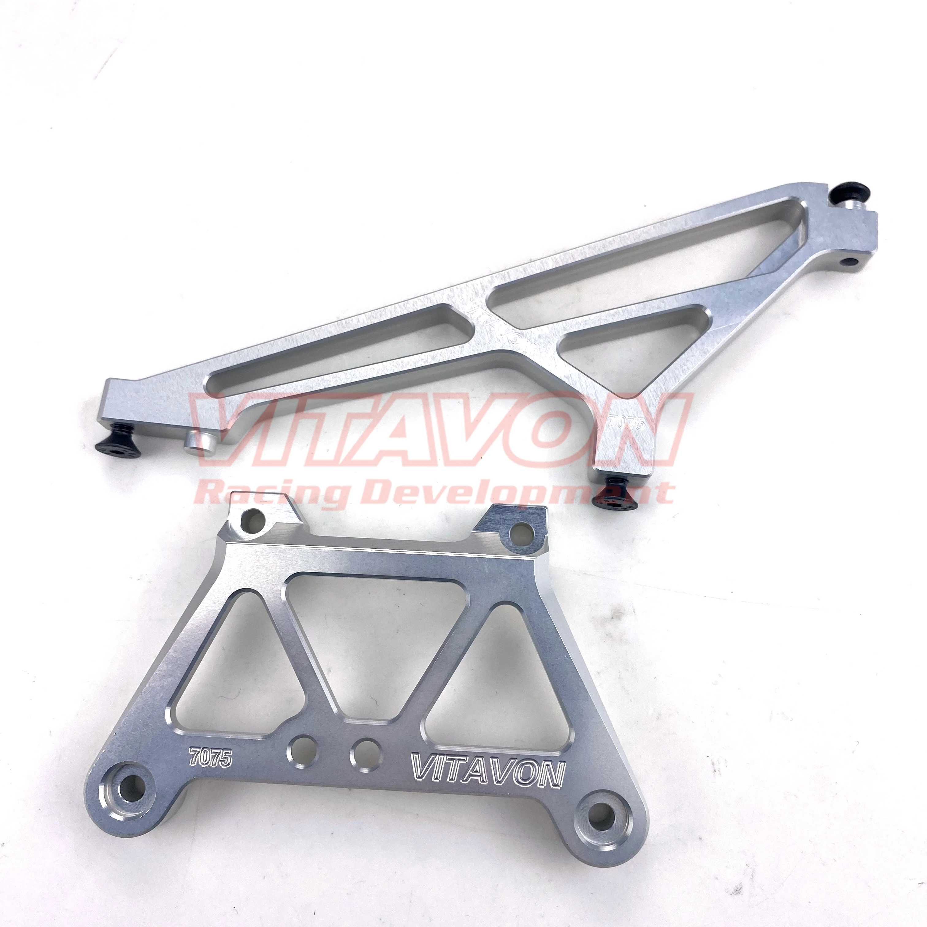 VITAVON CNC Alu7075 Front Chassis Brace+Top Plate For LOSI  DBXL E2.0